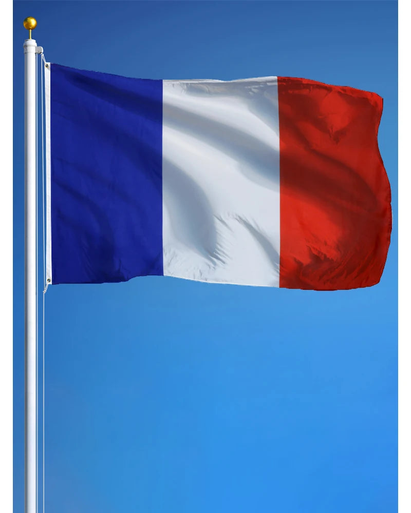 Dekorative französische Flagge