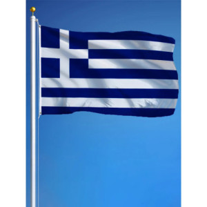 Drapeau la Grèce 90x150 – Polyester, œillets | Planet Flag