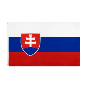 Drapeau la Slovaquie 90x150 – Polyester, œillets | Planet Flag