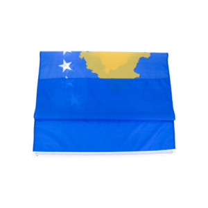 Drapeau Kosovo 90x150 – Polyester, œillets | Planet Flag