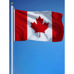 Drapeau Canada 90x150 – Polyester, œillets | Planet Flag