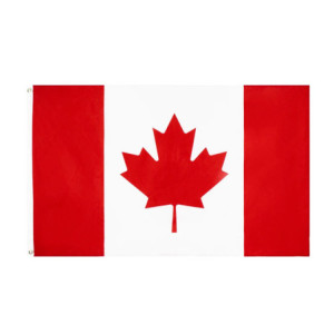 Drapeau Canada 90x150 – Polyester, œillets | Planet Flag
