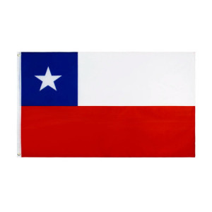 Drapeau Chili 90x150 – Polyester, œillets | Planet Flag