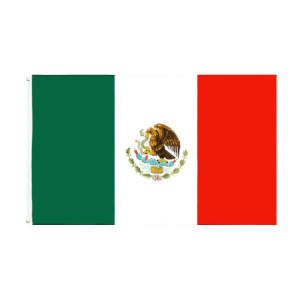 Drapeau Mexique 90x150 – Polyester, œillets | Planet Flag