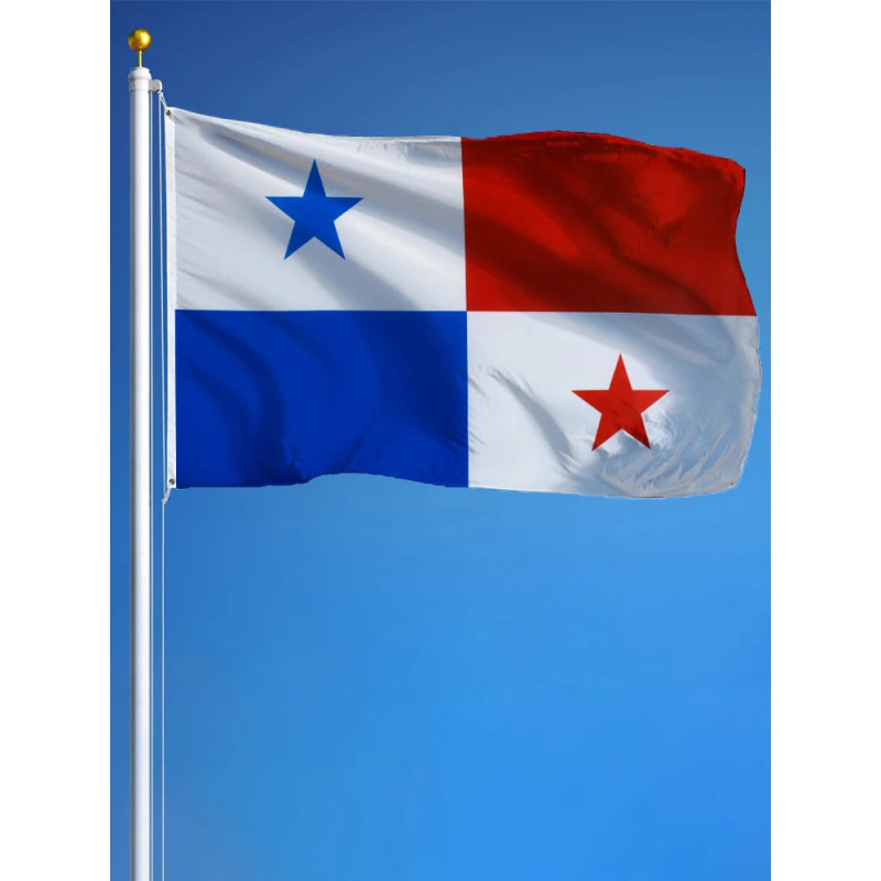 Drapeau Panama 90x150 – Polyester, œillets | Planet Flag