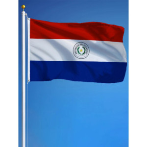 Drapeau Paraguay 90x150 – Polyester, œillets | Planet Flag