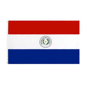 Drapeau Paraguay 90x150 – Polyester, œillets | Planet Flag