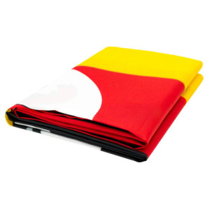 Drapeau l'Ouganda 90x150 – Polyester, œillets | Planet Flag