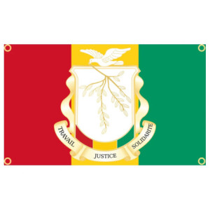 Drapeau la Guinée 90x150 – Polyester, œillets | Planet Flag
