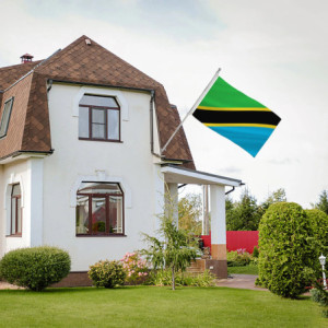 Drapeau la Tanzanie 90x150 – Polyester, œillets | Planet Flag