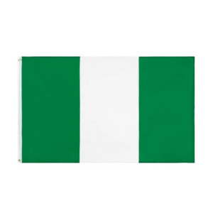 Drapeau Nigeria 90x150 – Polyester, œillets | Planet Flag