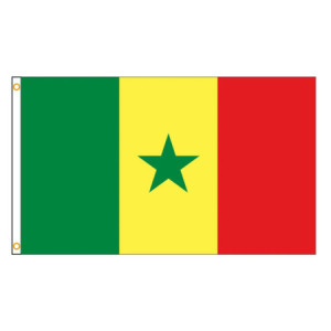 Drapeau Sénégal 90x150 – Polyester, œillets | Planet Flag