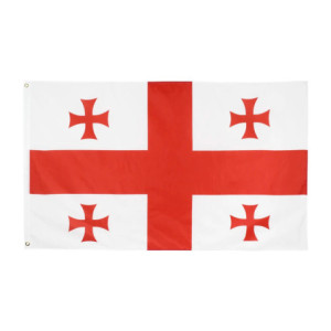 Drapeau la Géorgie 90x150 – Polyester, œillets | Planet Flag