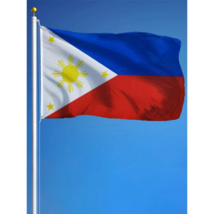 Drapeau s Philippines 90x150 – Polyester, œillets | Planet Flag