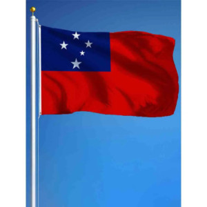 Drapeau Samoa 90x150 – Polyester, œillets | Planet Flag