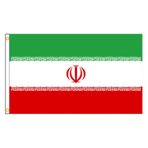 Drapeau l'Iran 90x150 – Polyester, œillets | Planet Flag