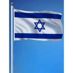 Drapeau Israël 90x150 – Polyester, œillets | Planet Flag