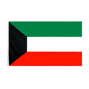 Drapeau Koweït 90x150 – Polyester, œillets | Planet Flag