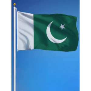 Drapeau Pakistan 90x150 – Polyester, œillets | Planet Flag