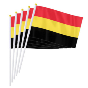Drapeau à main la Belgique | Planet Flag