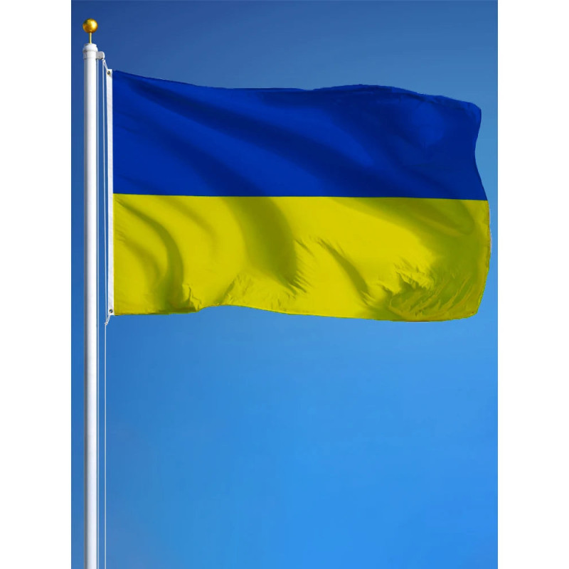 Drapeau l'Ukraine 90x150 – Polyester, œillets | Planet Flag