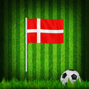 Drapeau à main Danemark | Planet Flag