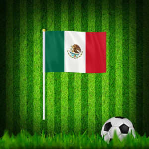 Drapeau à main Mexique | Planet Flag