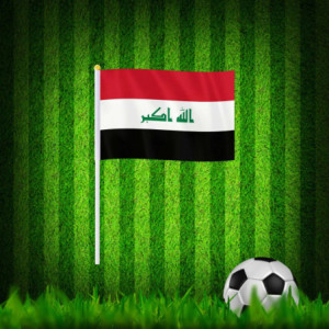 Drapeau à main l'Irak | Planet Flag