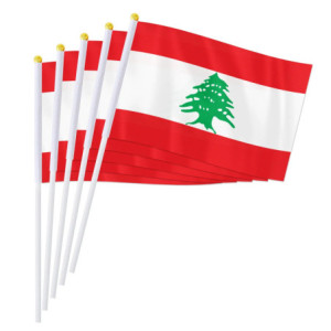 Drapeau à main Liban | Planet Flag