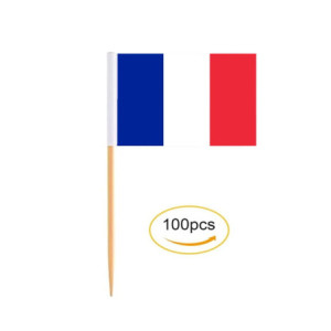 Mini drapeaux France cupcake | Planet Flag