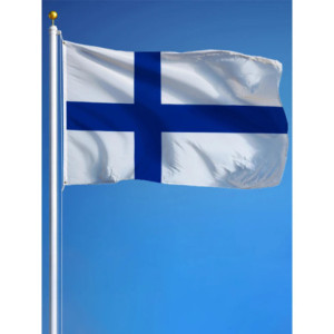 Drapeau la Finlande 90x150 – Polyester, œillets | Planet Flag