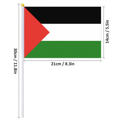 Drapeau à main de la Palestine