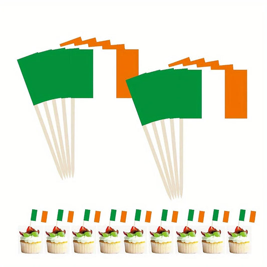 Drapeaux Cupcake St. Patrick