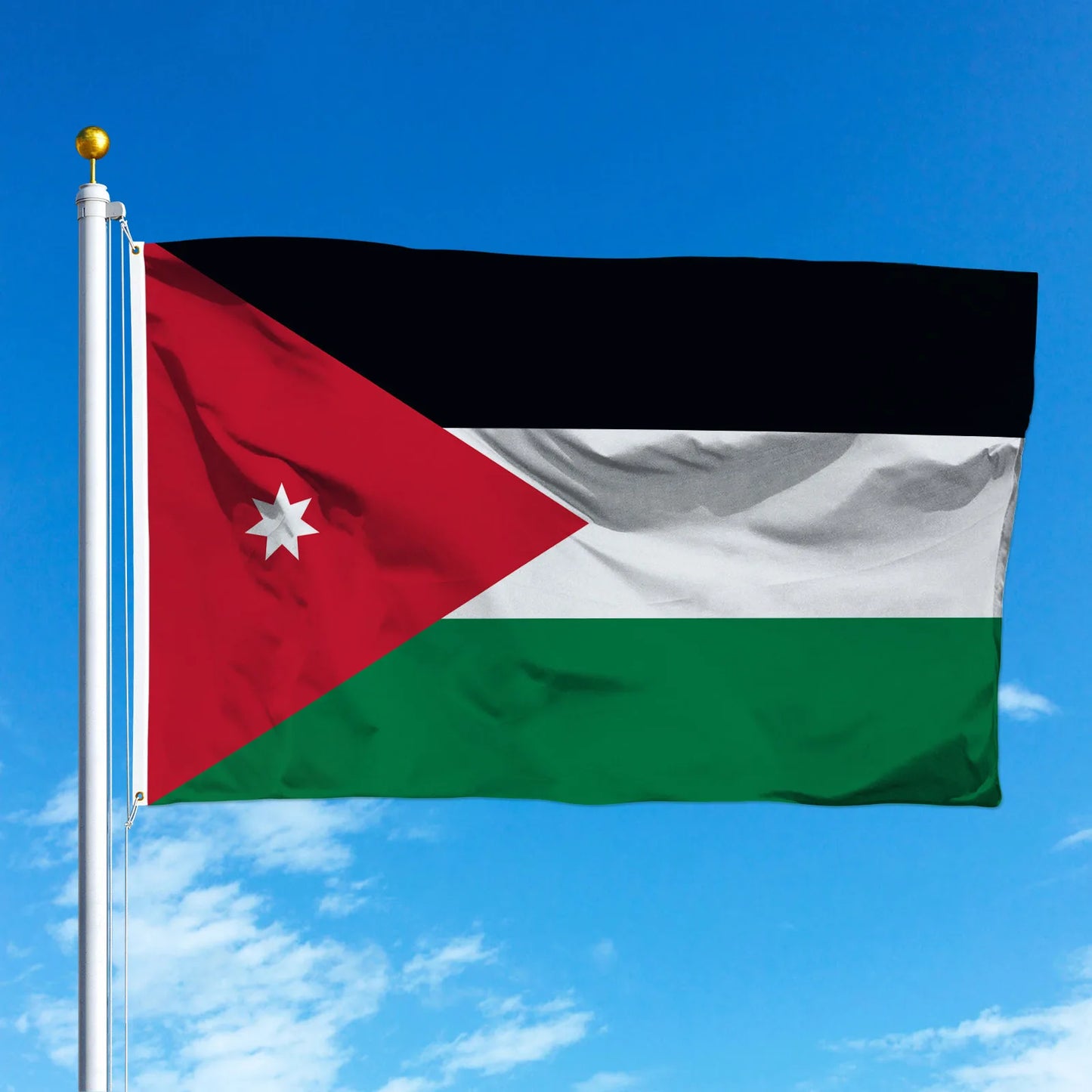 Drapeau de la Jordanie