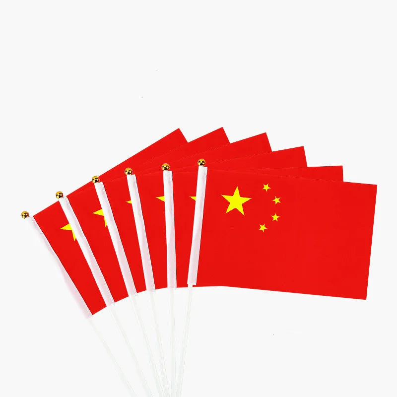 Drapeau à main de la Chine