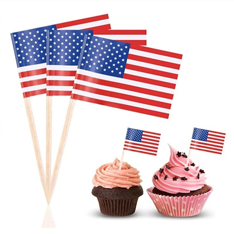 Mini Drapeaux cupcake de la France