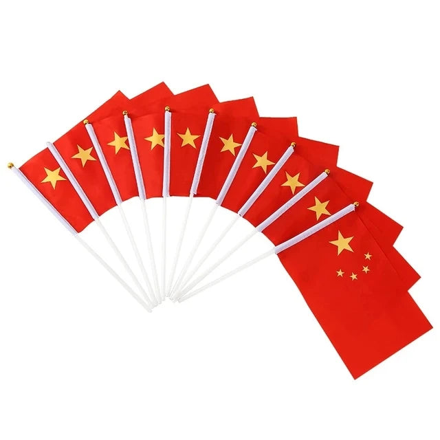 Drapeau à main de la Chine