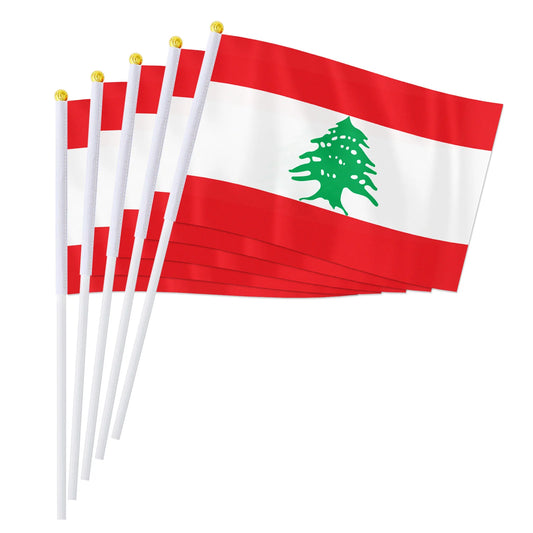 Drapeau à main du Liban