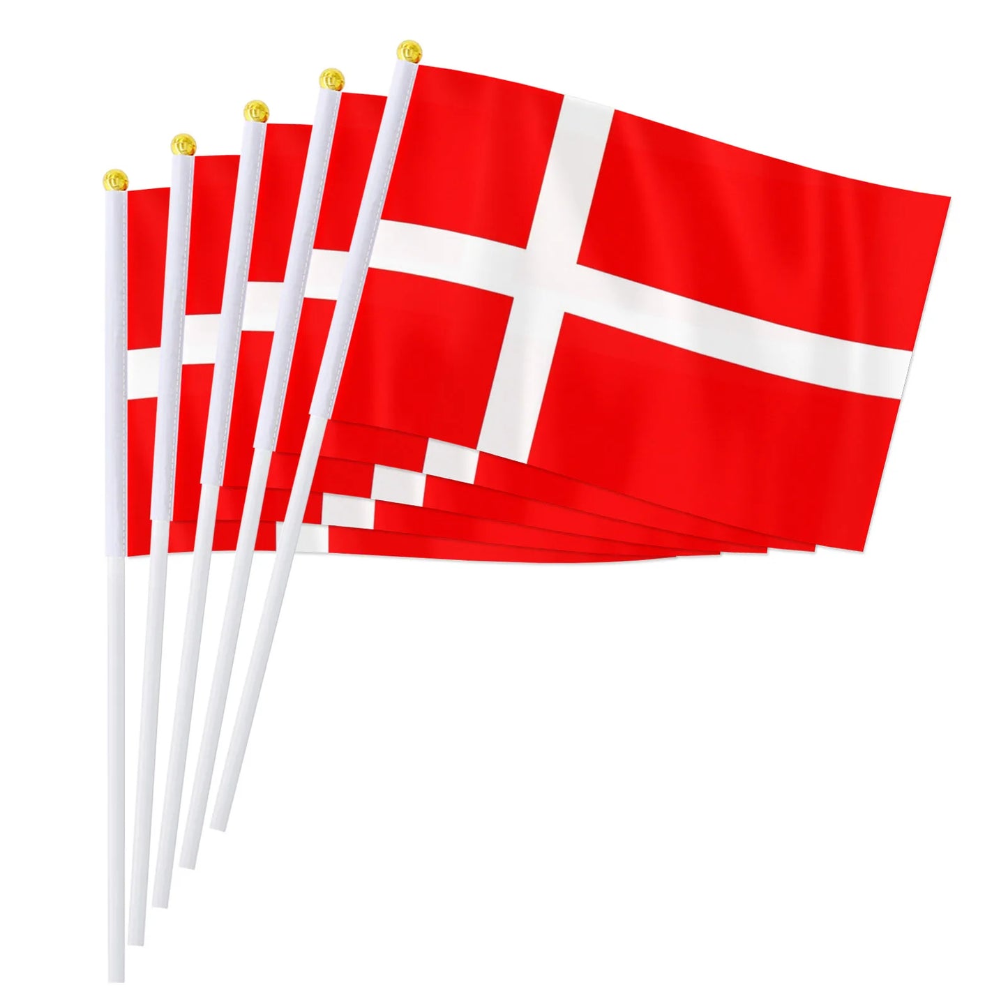 Drapeau à main du Danemark