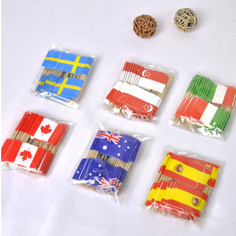 Mini Drapeaux cupcake du Canada