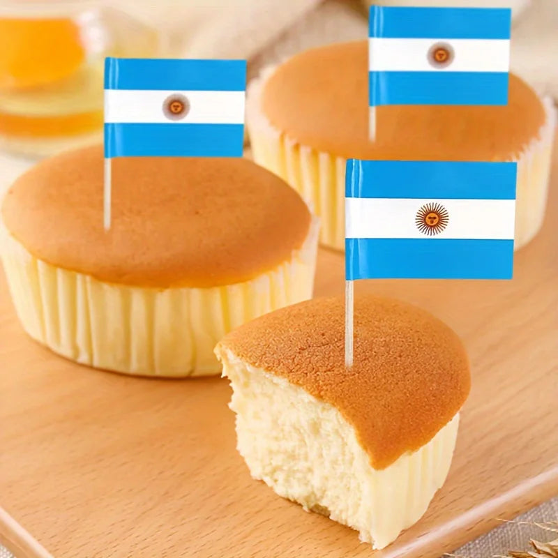 Piques Drapeau Argentine Fêtes