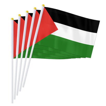 Drapeau à main de la Palestine