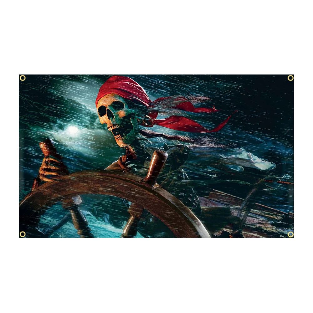 Drapeau Pirate Authentique XL