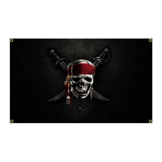 Drapeau Pirate Authentique XL