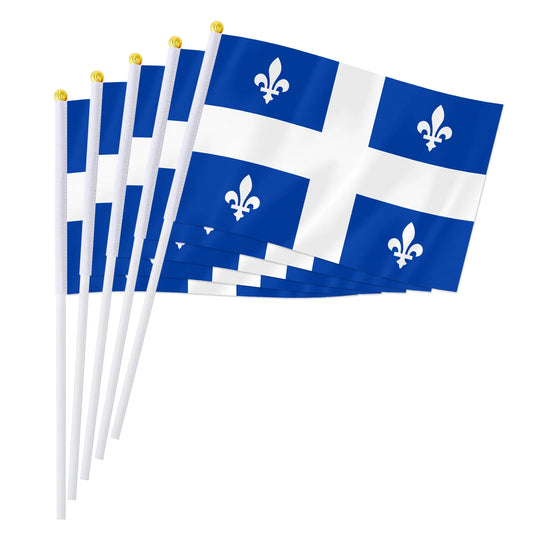 Drapeau à main du Québec