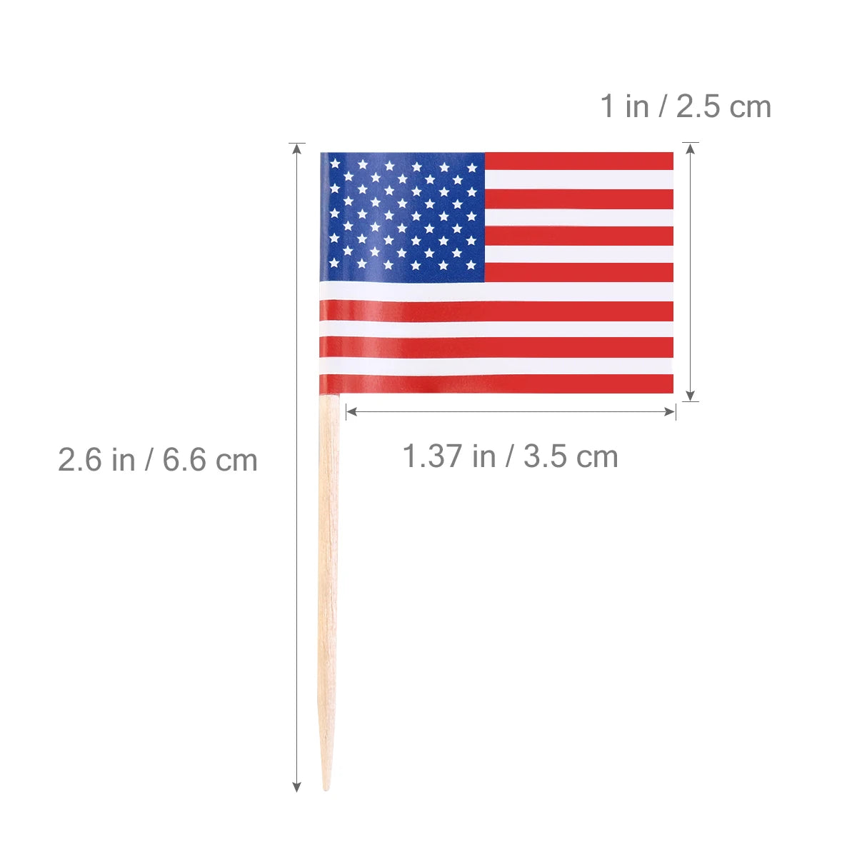 Piques Drapeau USA pour Fêtes